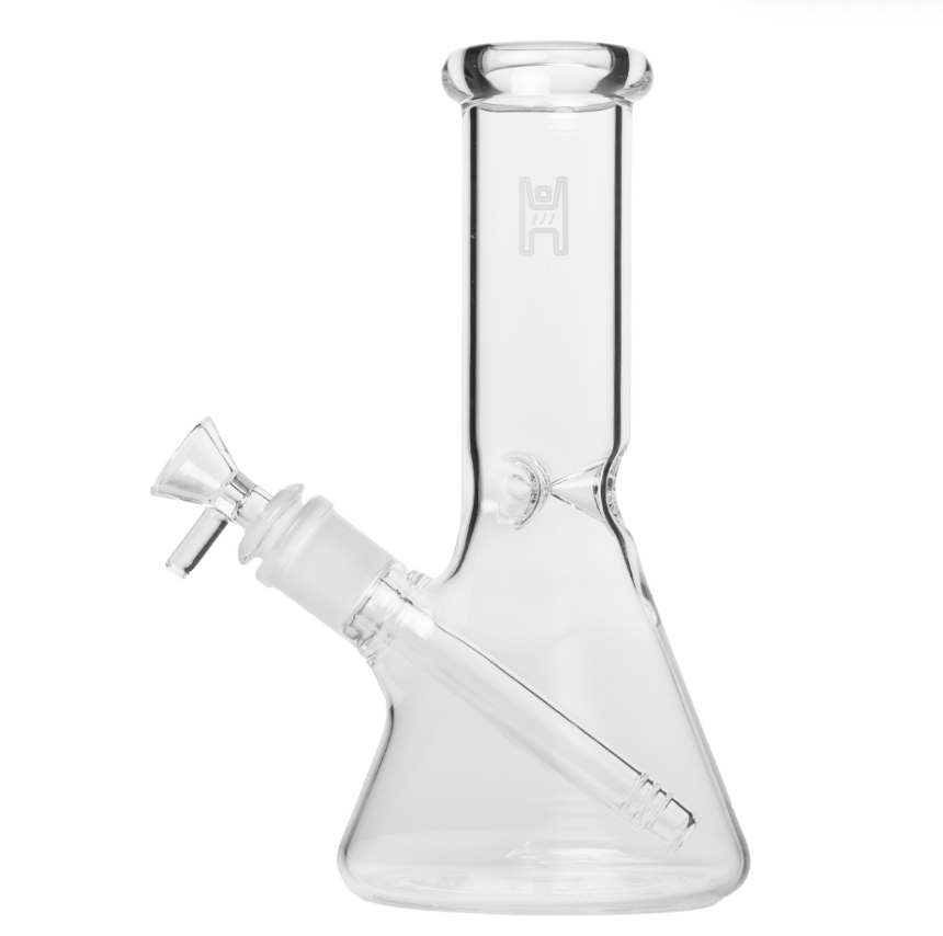 Human Grade 9” Beaker Water Pipe - Clear *ATX Only